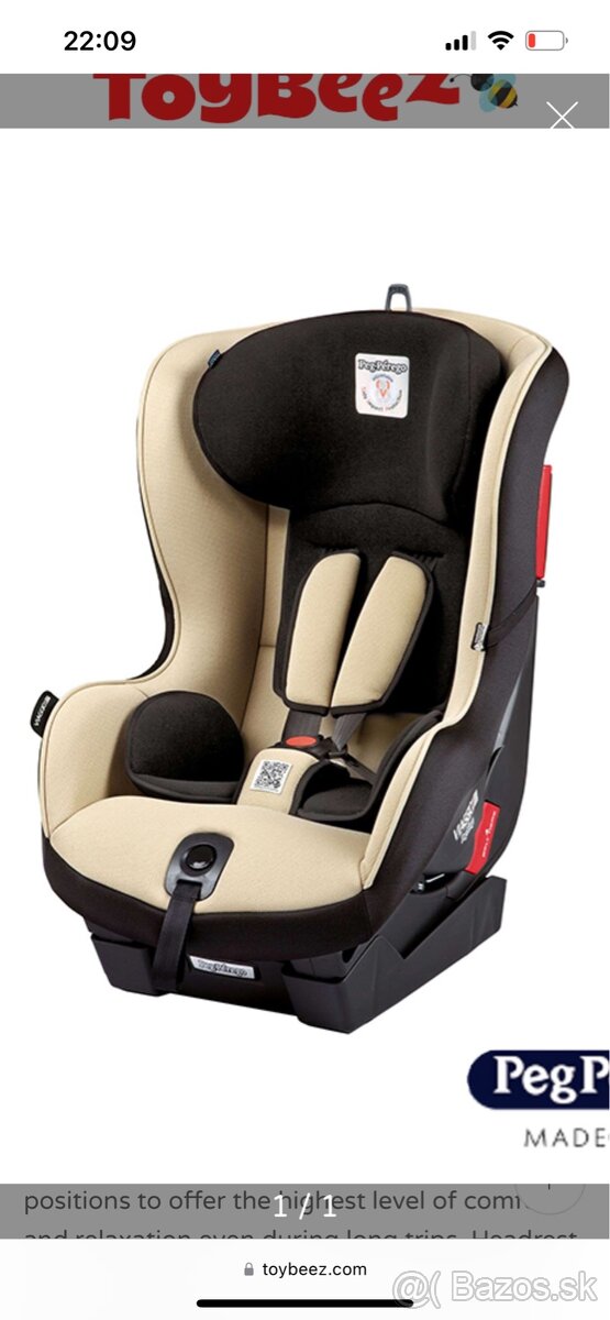 Detská autosedačka Peg Perego Viaggio 1 Duo-Fix K