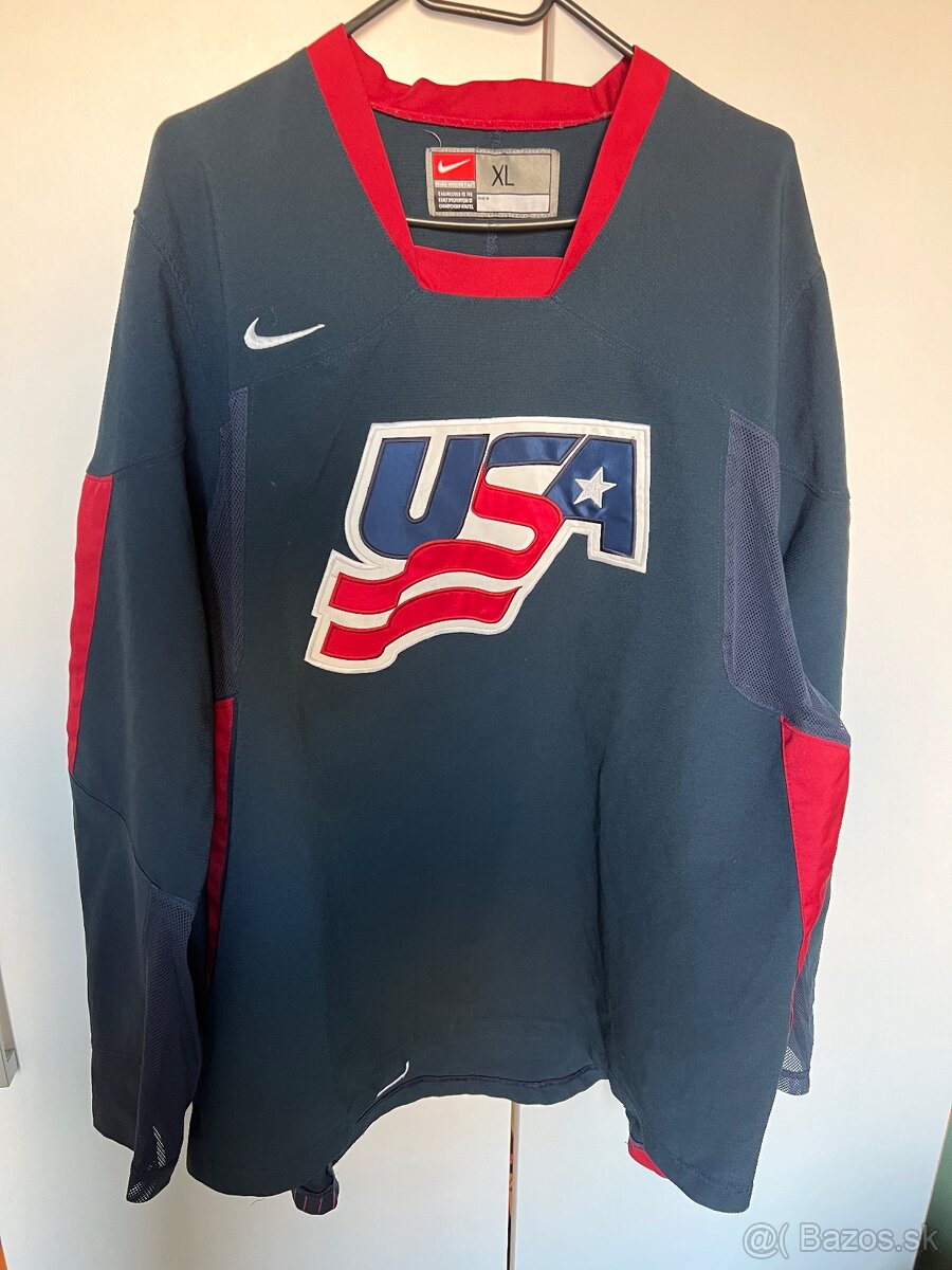 USA hokejový dres americkej hokejovej reprezentácie NHL Nike