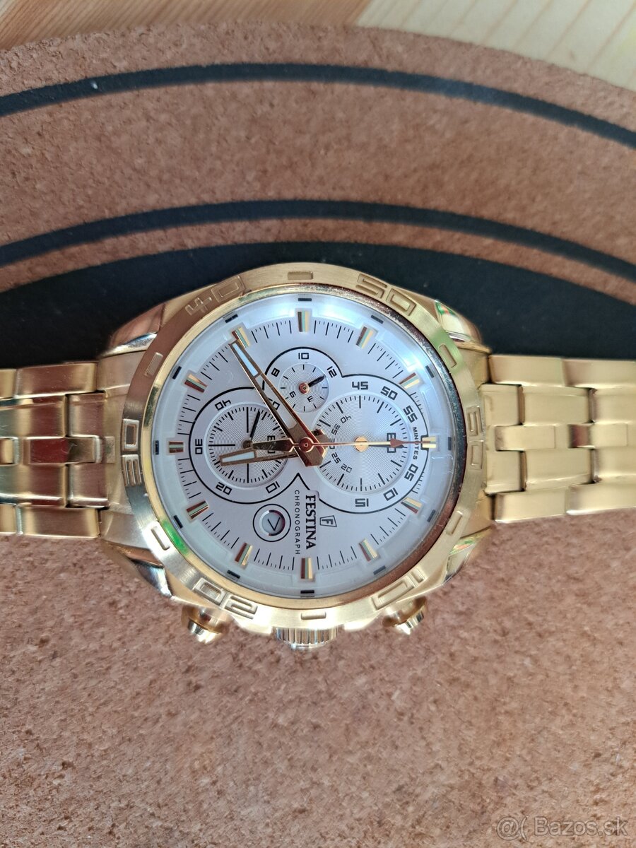 Festina gold chronograf 16656/1