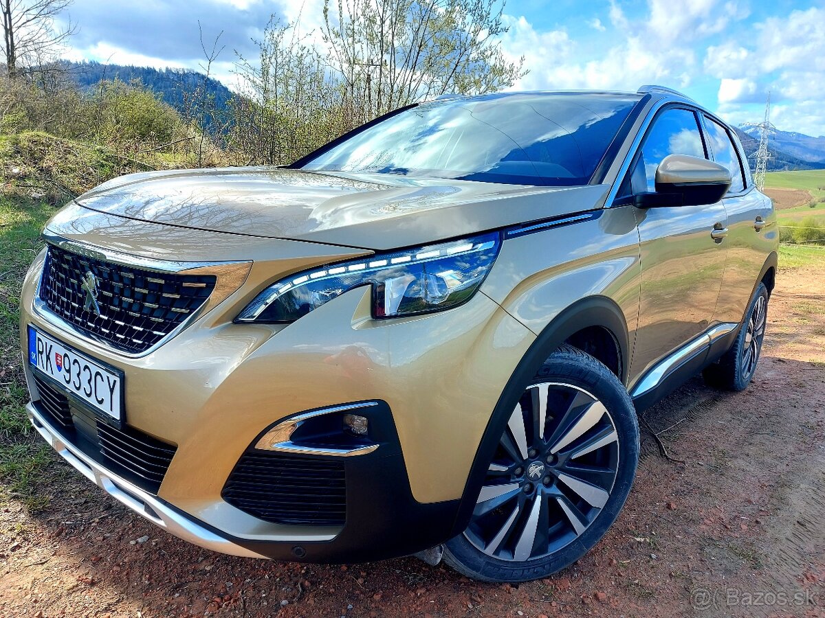 Peugeot 3008 1.2 PureTech:,96kw Allure,2017tka,kamera,Led