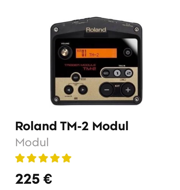 Roland TM 2 + sd karta