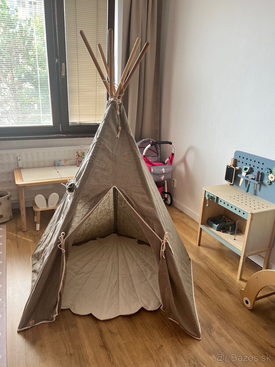 Teepee stan Moi Mili s podložkou