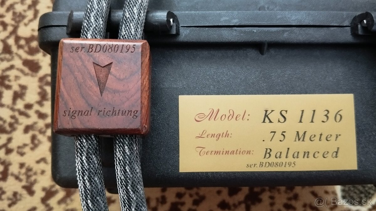 Kimber Kable Select KS 1136 XLR (2x 0,75m)