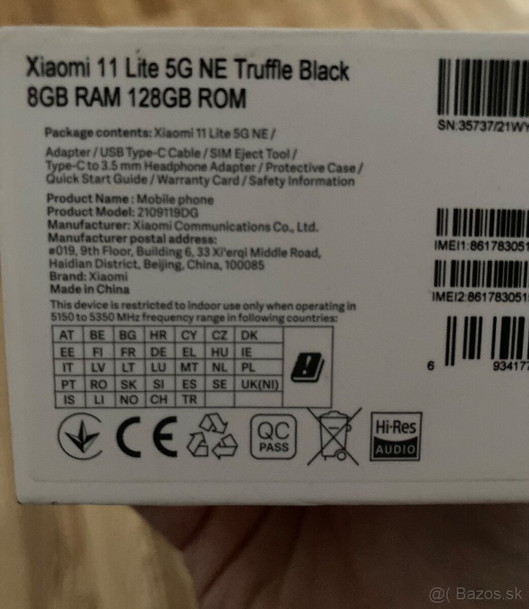 Xiaomi 11 Lite 5G NE