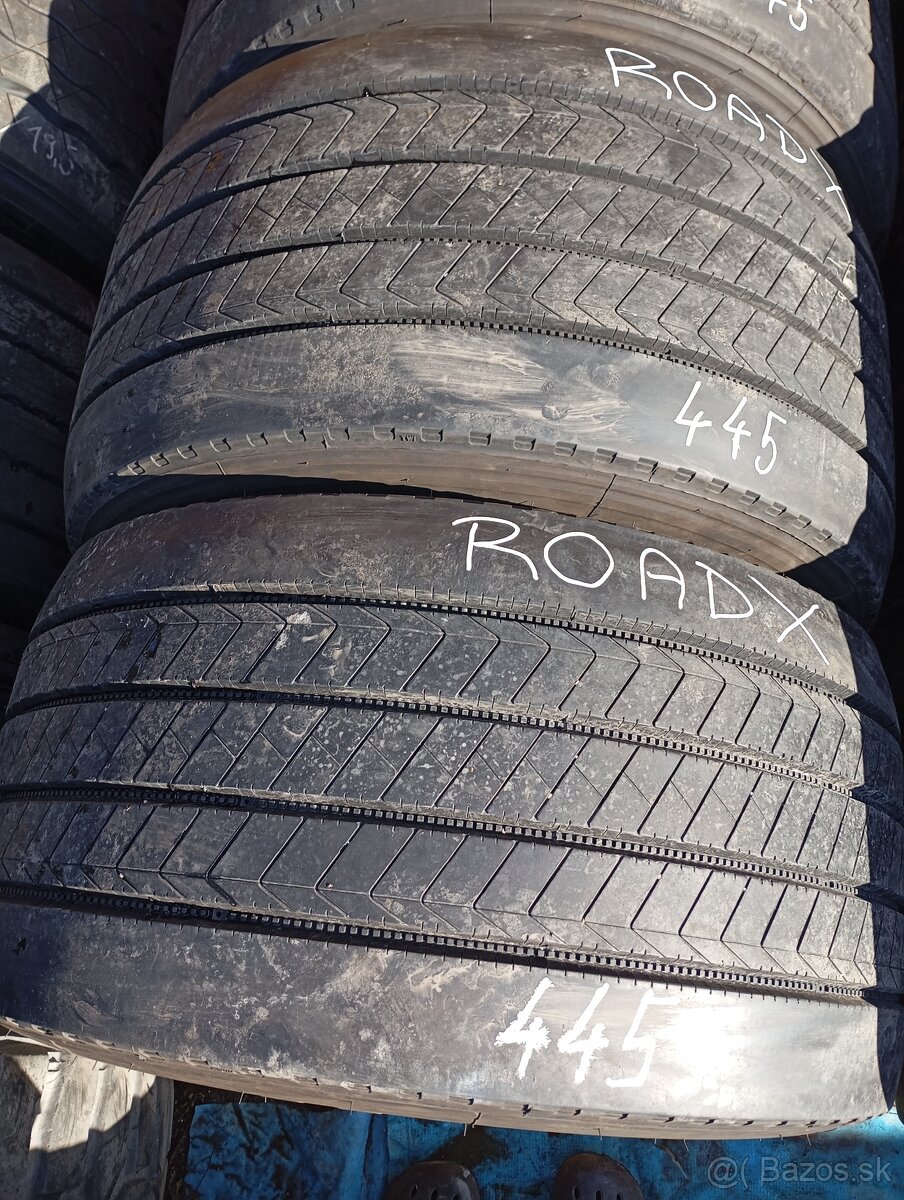 445/45 R19,5 ROAD X / ako nové / 2Ks