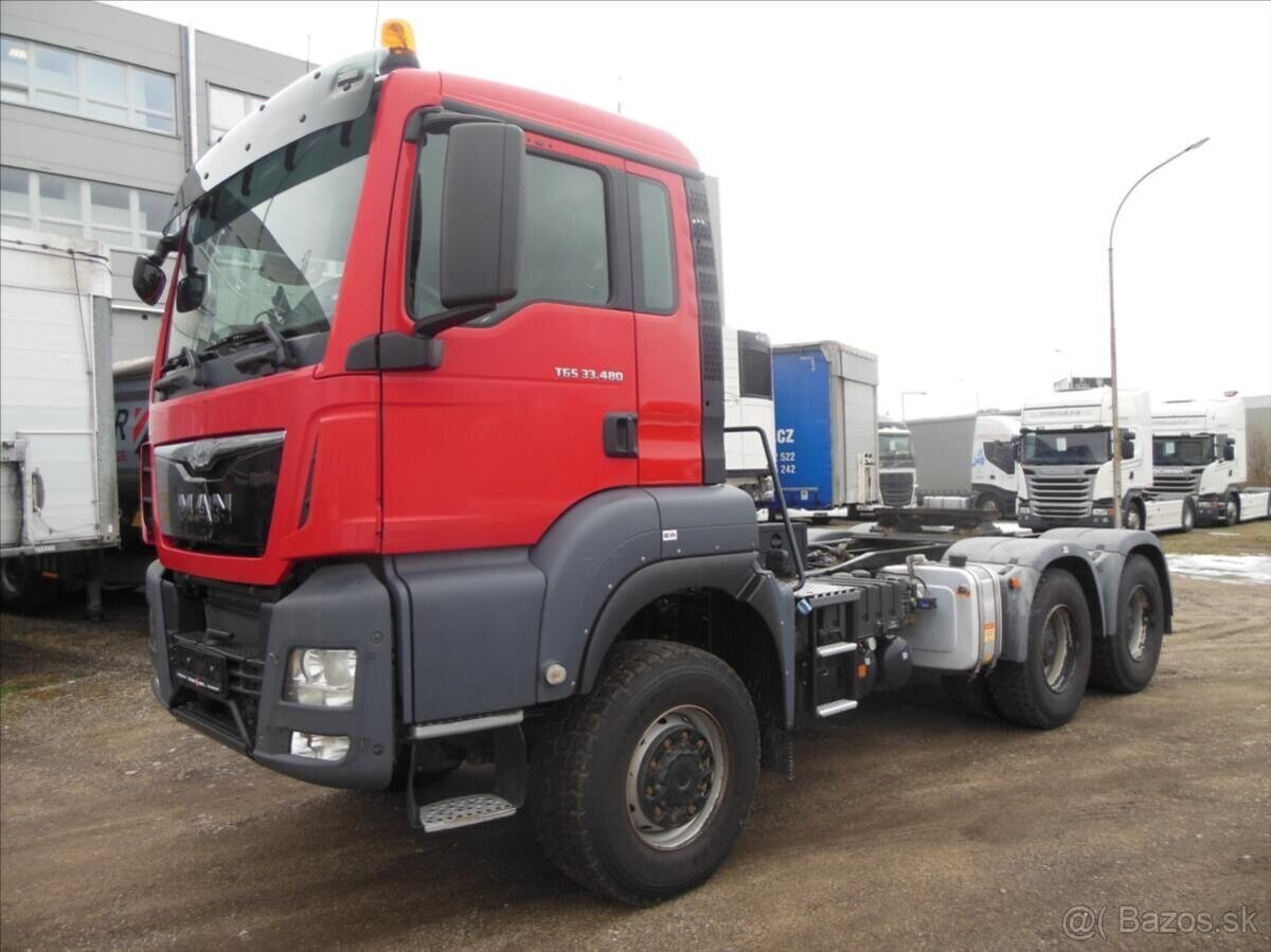 MAN TGS 33.480, 6x6, Retarder, Hyd