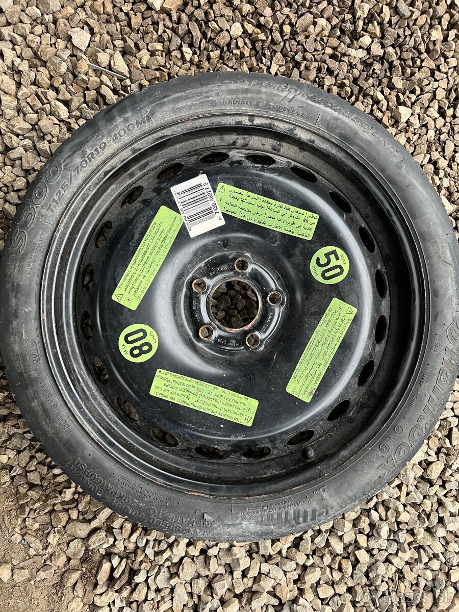 Dojazdovka 5x112 vw group R19