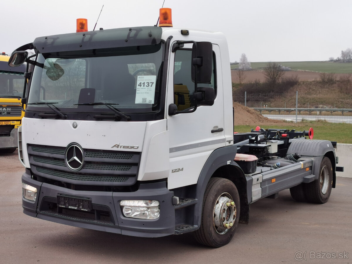 Prodám MERCEDES-BENZ ATEGO 1224 EURO 6 hákový nosič