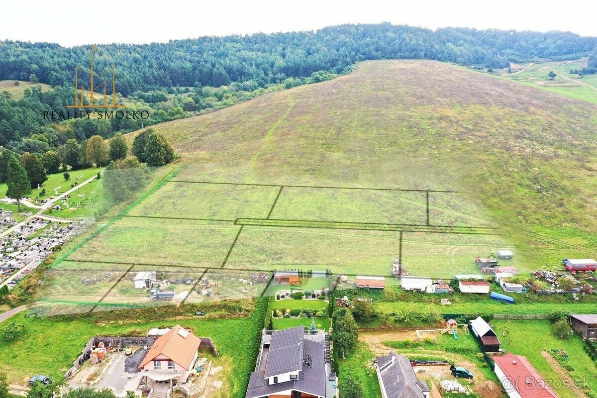 Pozemok na predaj v obci Široké, okr. Prešov 1360m2