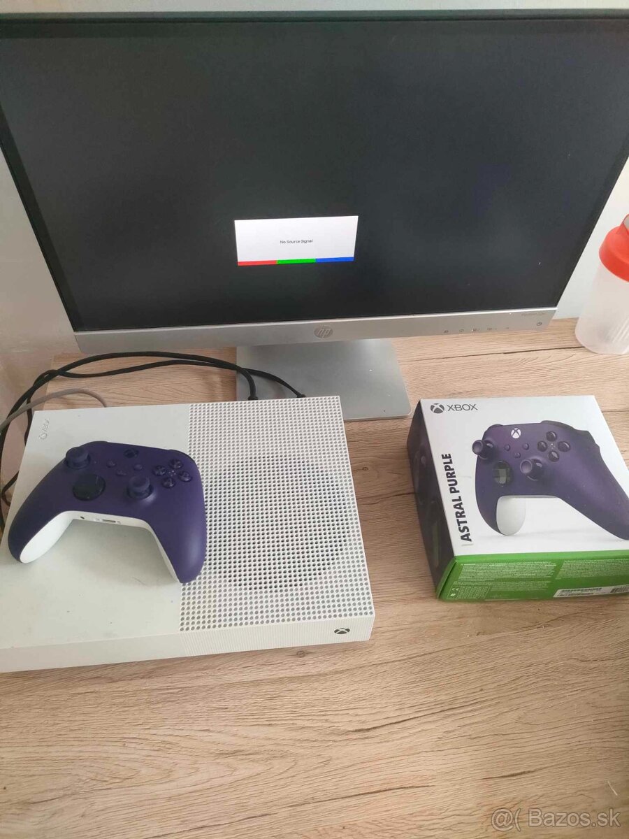 Xbox One S + Hp Monitor   Predám plné funkčný Xbox One S (be