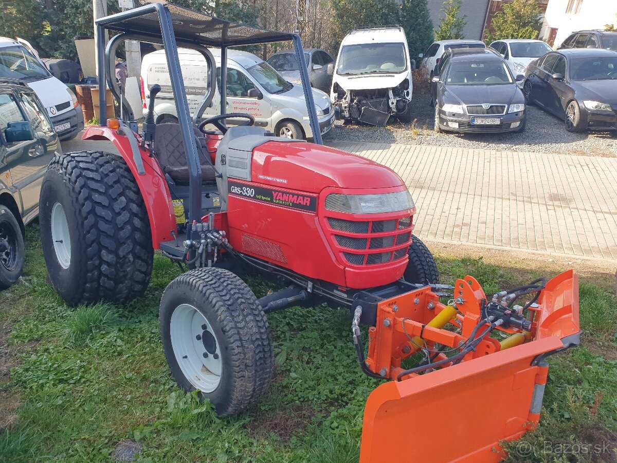 Yanmar GRS 330 + nový snežný pluh