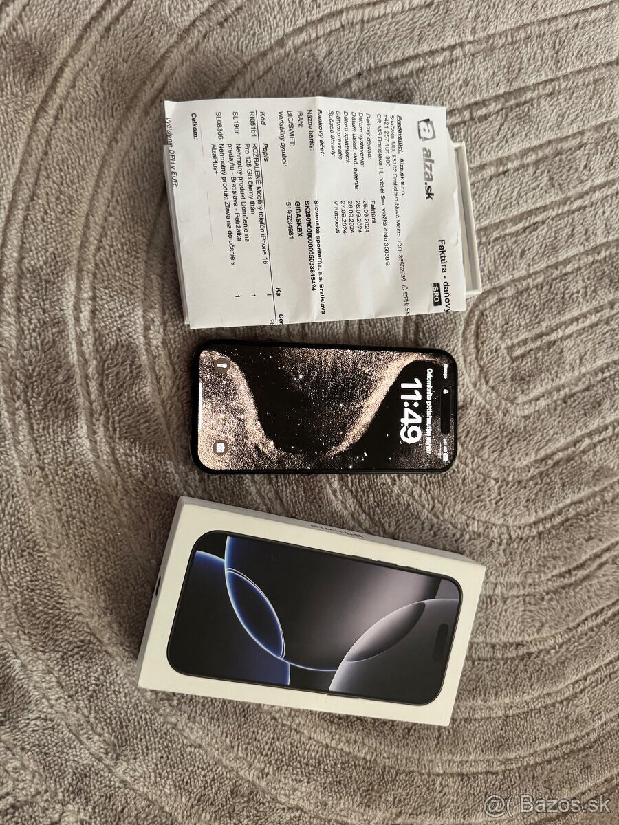 iPhone 16 Pro 128Gb Black Titán TOP