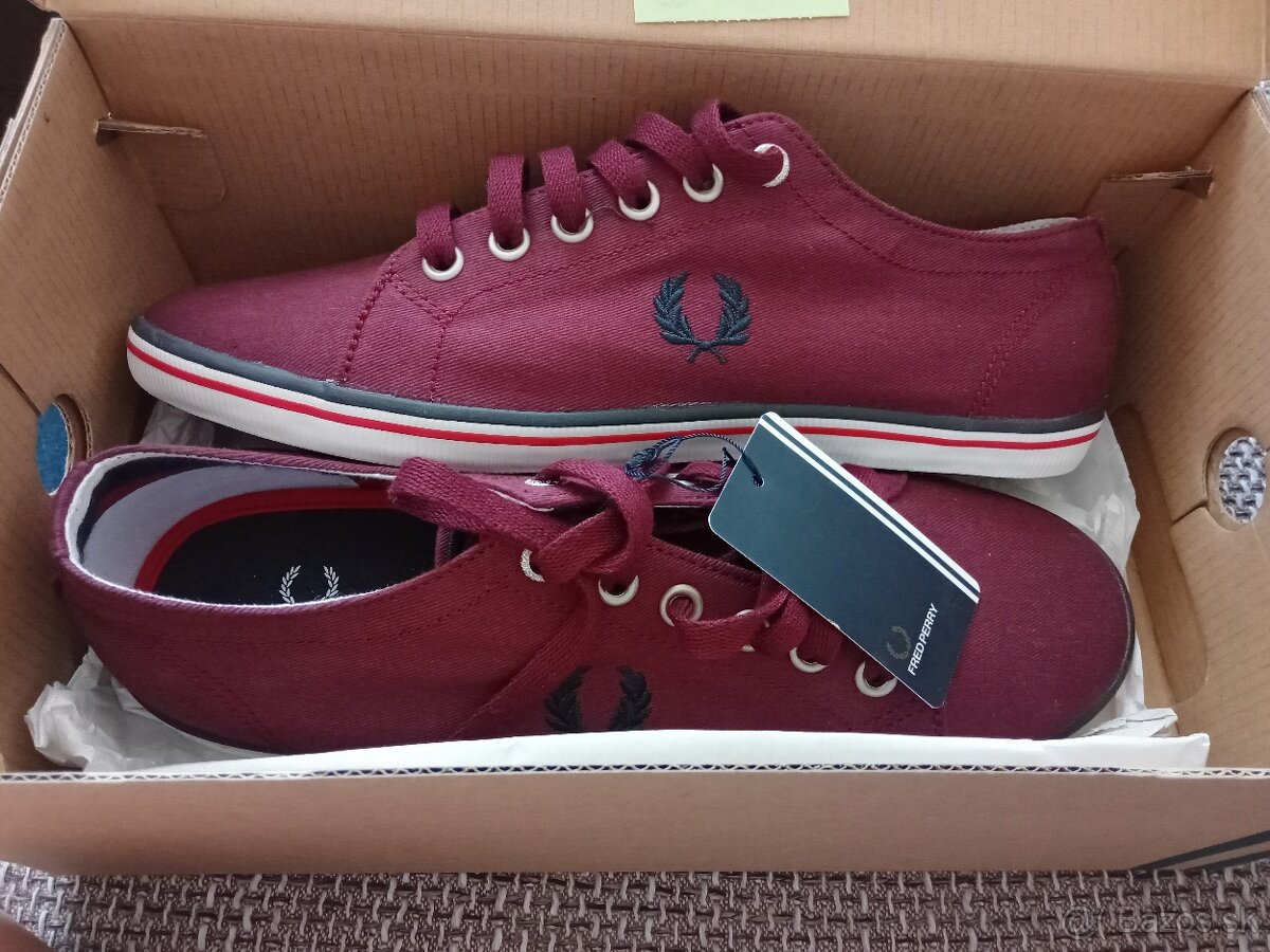 Fred Perry tenisky bordové