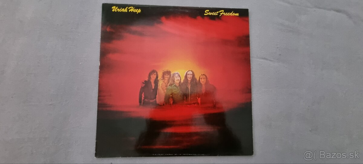 Predám lp uriah heep-sweet freedom