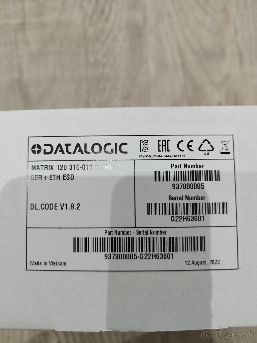 Datalogic matrix 120 310-011 ger+eth esd , snímač , 2D ,