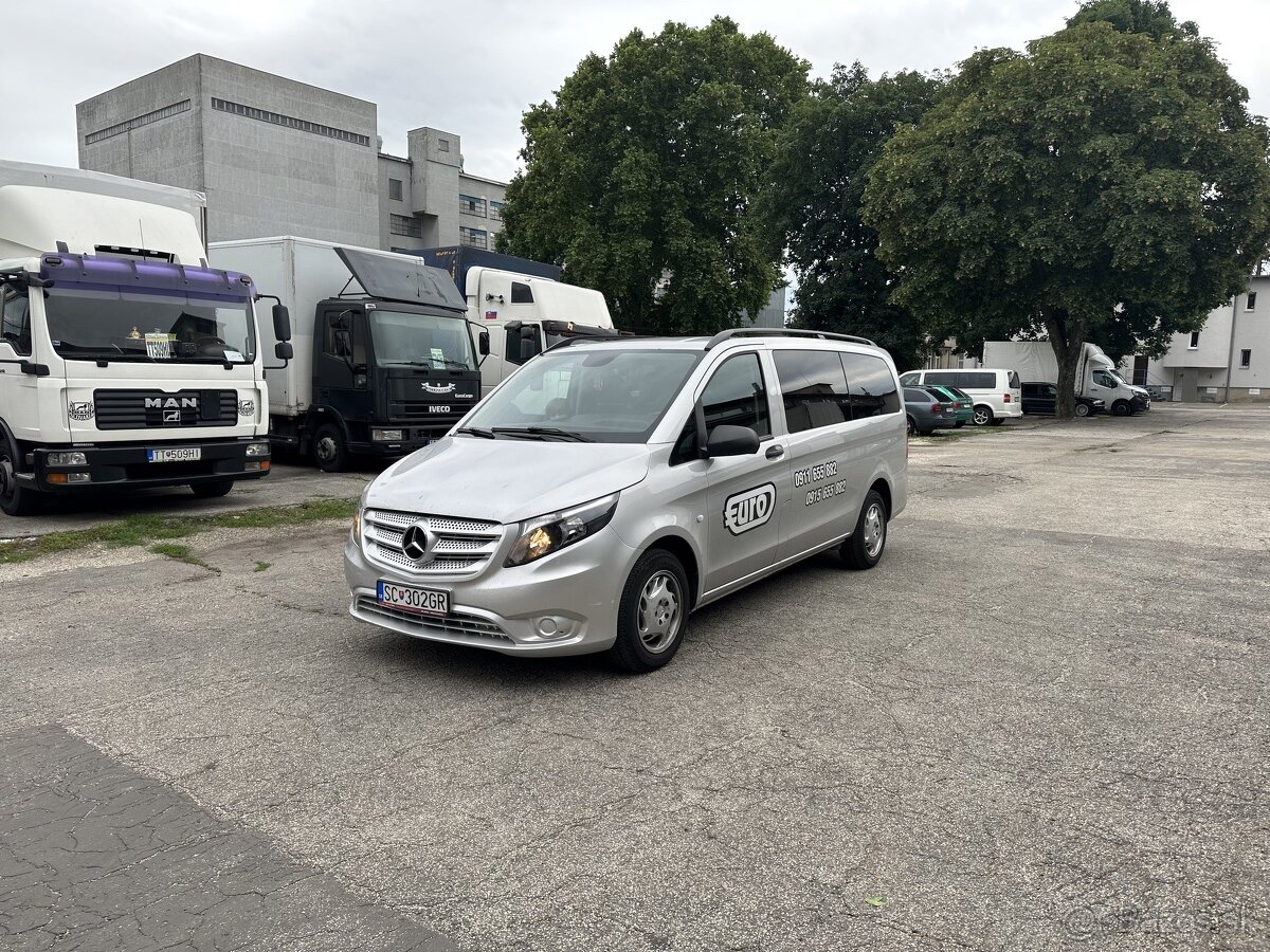 Prenájom 9 miestne auto Mercedes Vito Tourer Automat