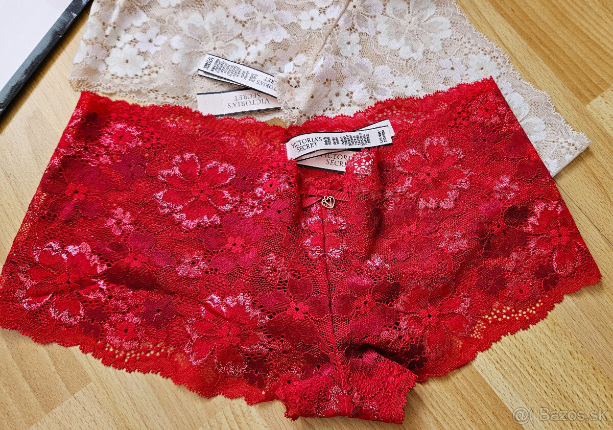 spodne pradlo Victoria's secret, cipka, vel. S/M, 2ks