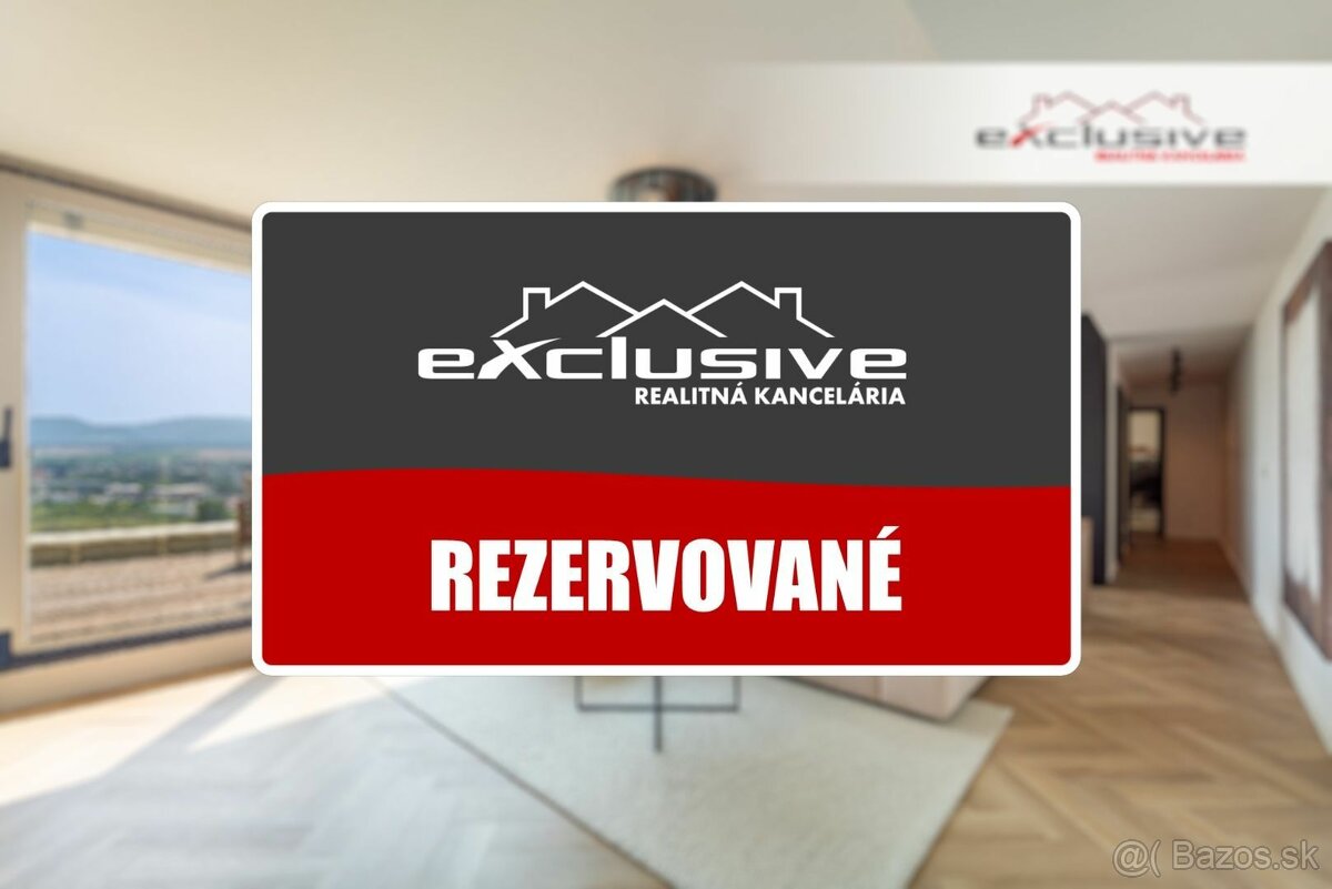 " REZERVOVANÉ " 4 IZBOVÝ PENTHOUSE - ZÁHRADNÉ SADY, PREŠOV, 