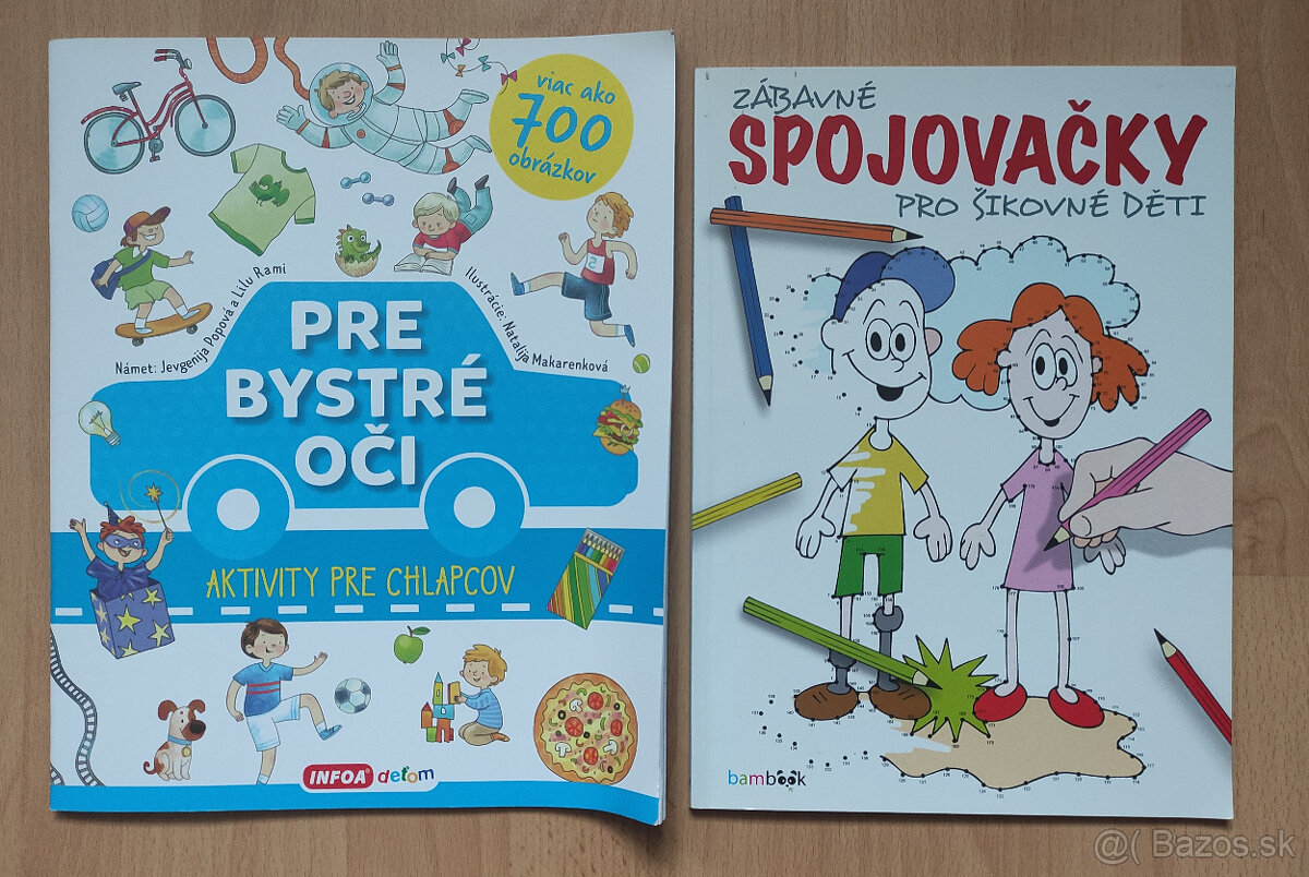 Pracovné zošity - Pre bystré oči a Spojovačky