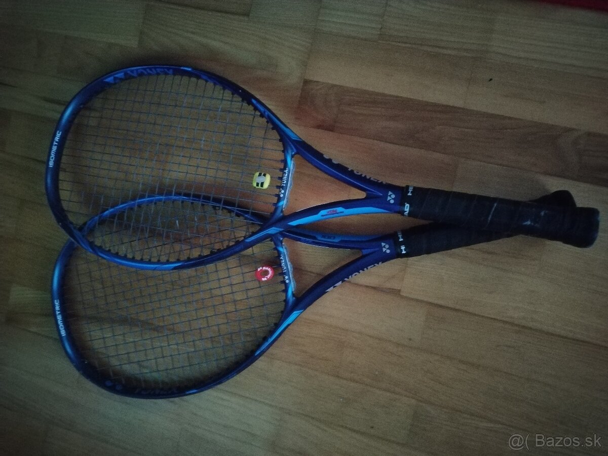 Predam 2ks tenisové rakety Yonex Ezone 100+taška HEAD