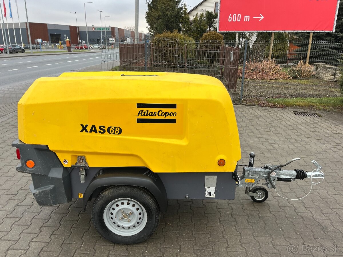 Šroubový kompresor skrutkovy Atlas Copco XAS 68, Kaeser