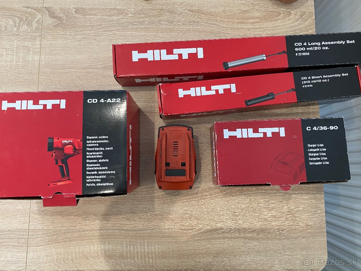 Akumulatorový vytlacaci pristroj HILTI