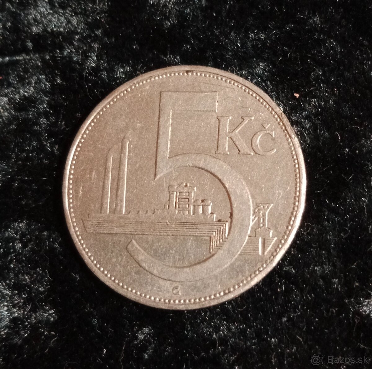 predám Československo 5 koruna 1938