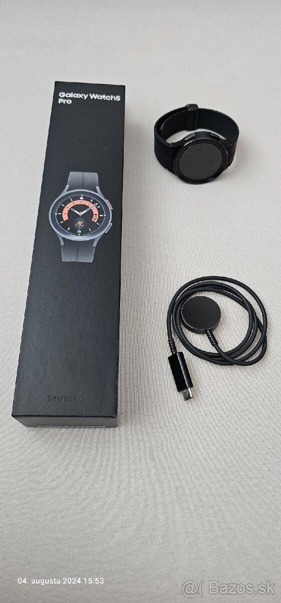 Samsung Galaxy Watch 5 Pro 45mm LTE, čierne