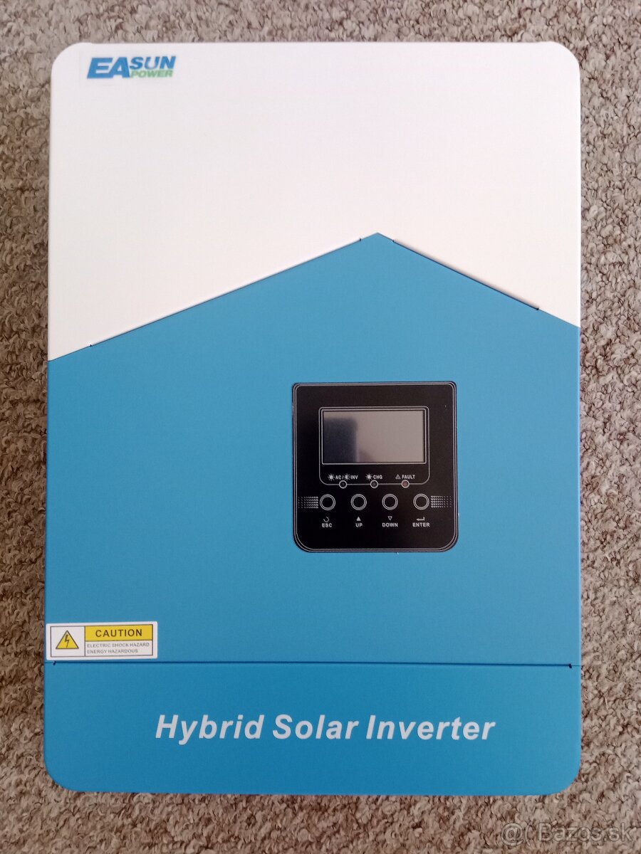 Hybridny solarny menič 6,2kW+mppt regulátor 110A