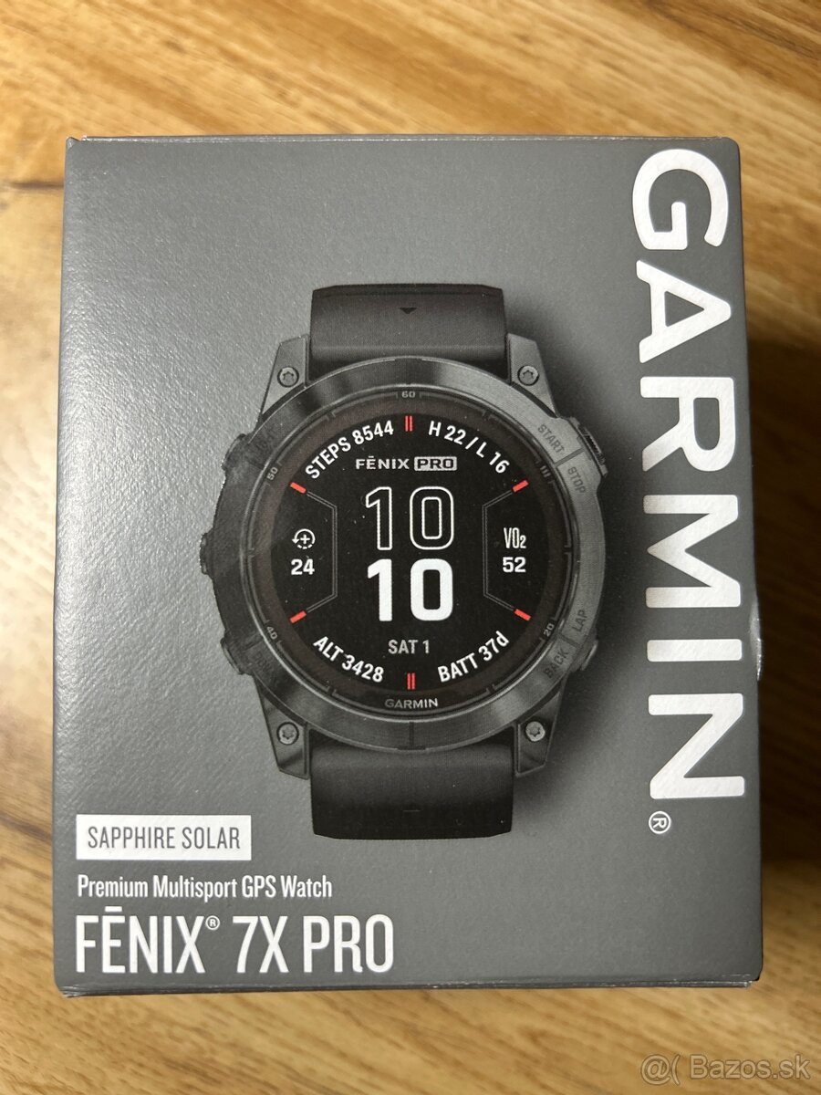 Garmin Fénix 7X PRO Saphire Solar