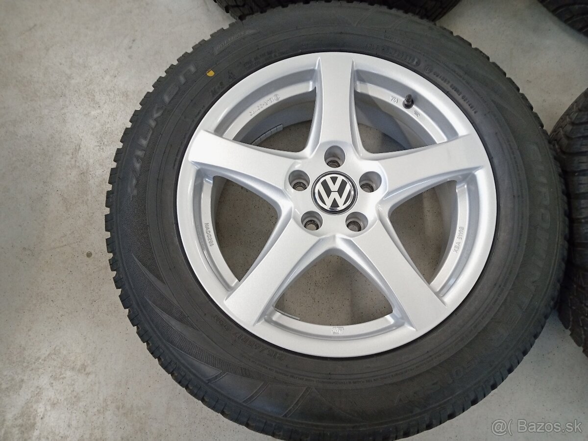 4ks zimne ALU 5x112 R17 6,5J ET38 VOLKSWAGEN TIGUAN