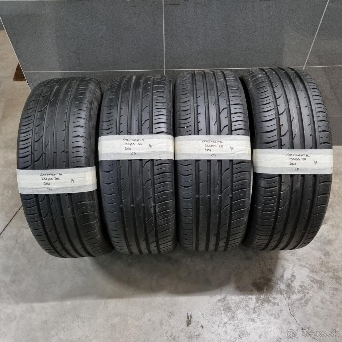 Letné pneumatiky 235/55 R18 CONTINENTAL DOT2221