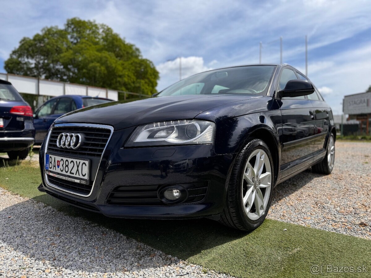 Audi A3 facelift 1,6 benzín, 75kW, MT/5, rok:07.2009