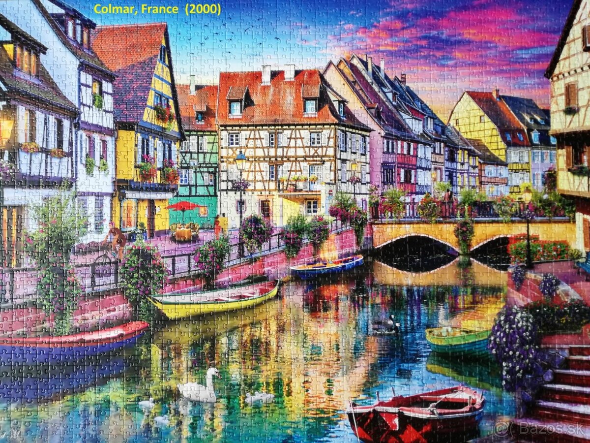 Puzzle 2000 dielikové Colmar vo Francúzsku