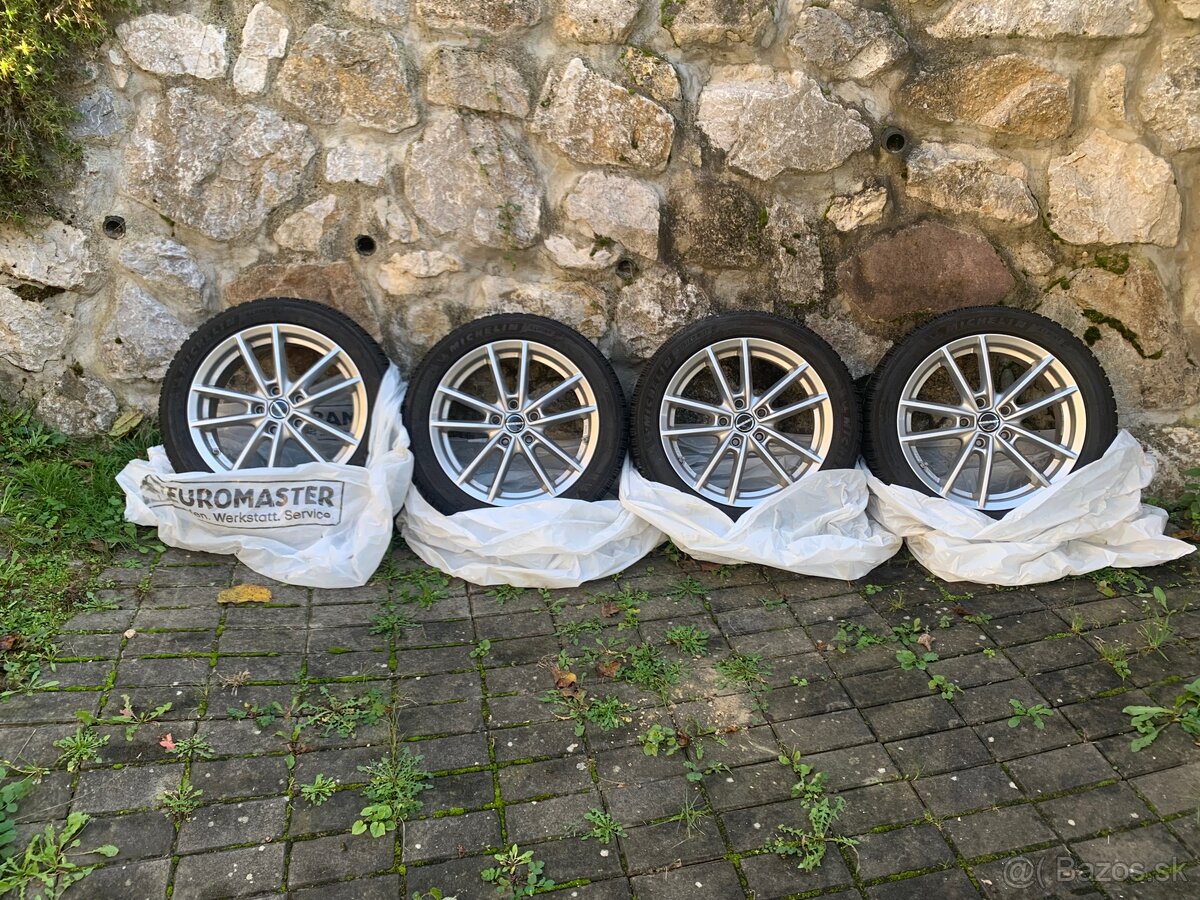 Predám zimné pneu Michelin Alpin6 na diskoch Borbet 17”