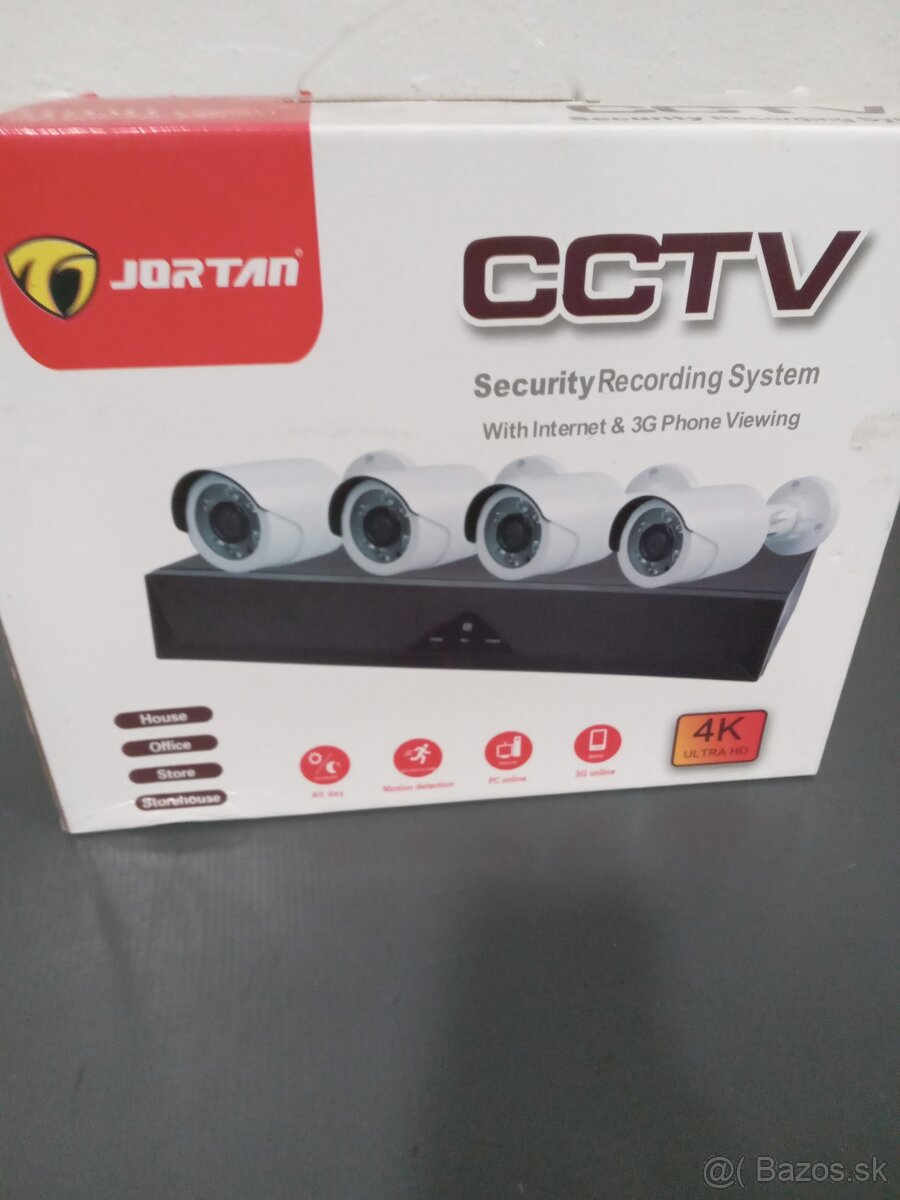 Predám kamerovỳ system cctv 4k