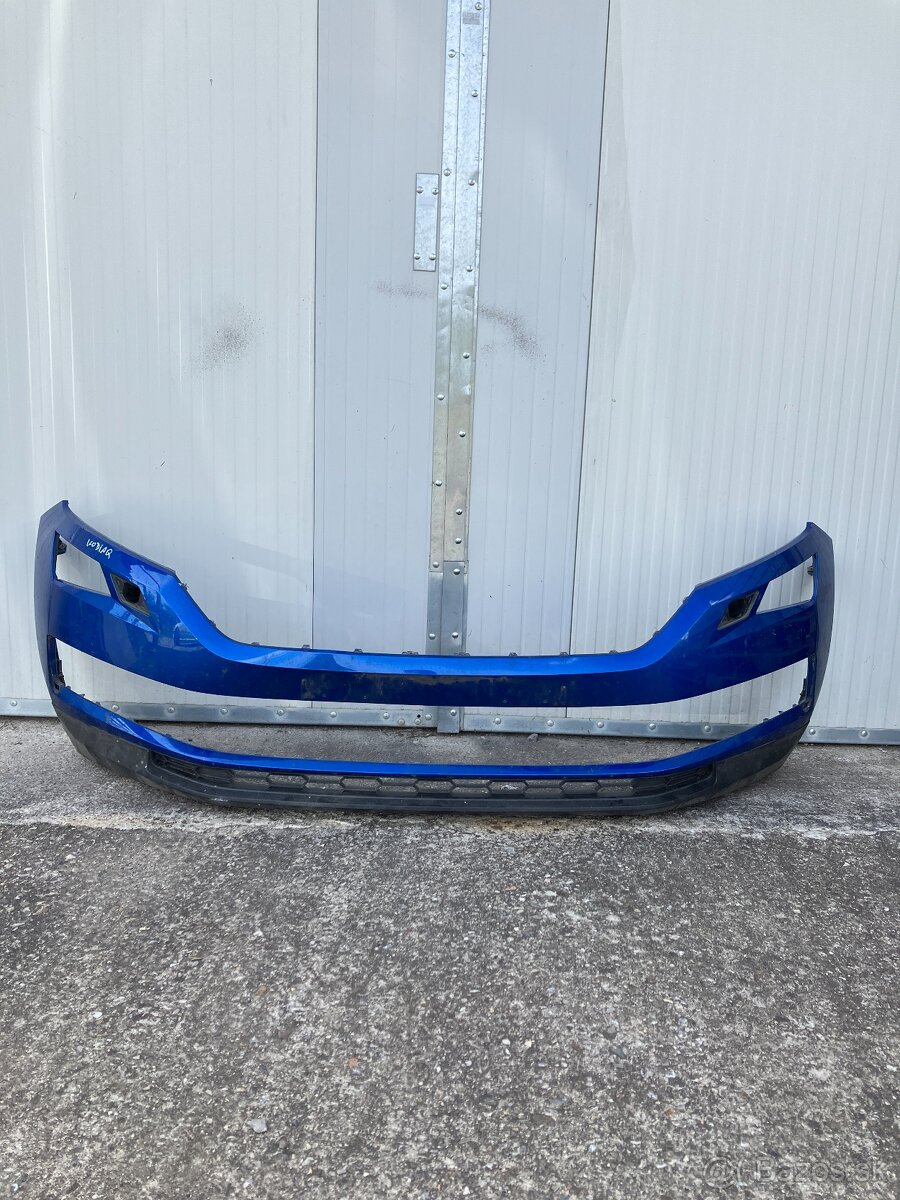 predni naraznik skoda kodiaq spoiler 16-21 modry