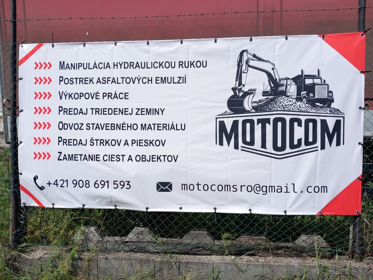 Vykopove prace a predaj štrkov