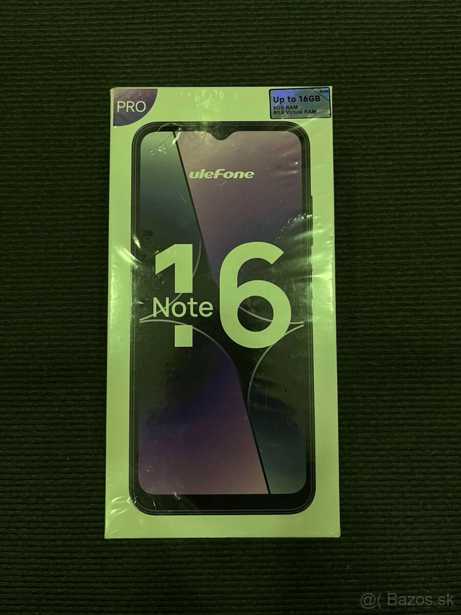 NOVÝ Ulefone note 16 pro