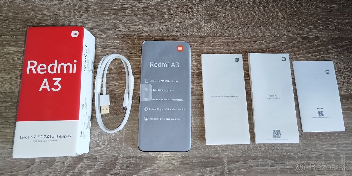 Predám NOVÝ Xiaomi Redmi A3 64GB