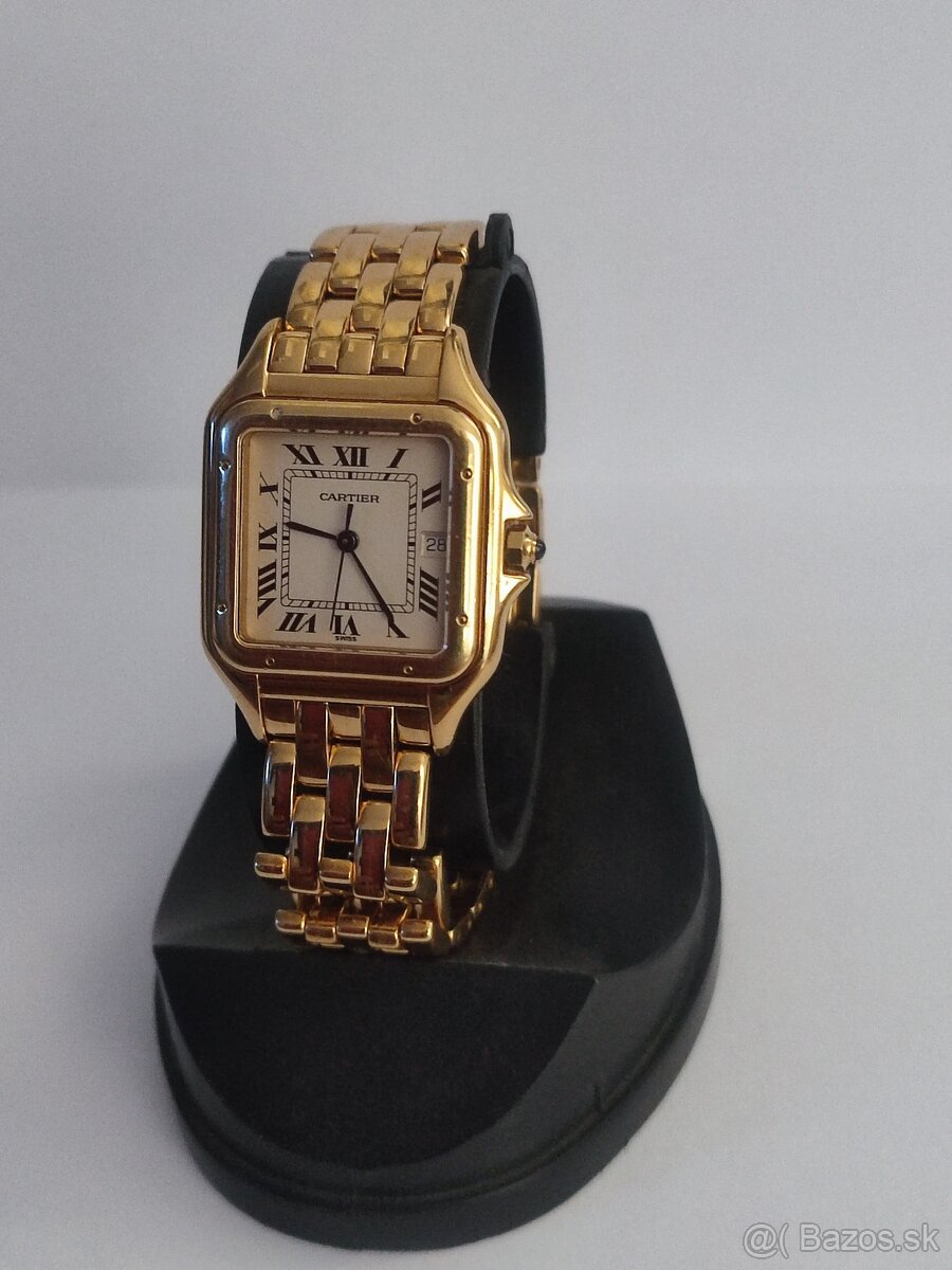 Zlaté hodinky Cartier