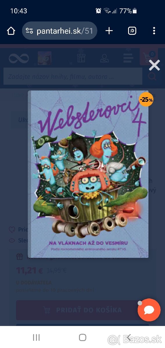 Kupim knihu Websterovci 4