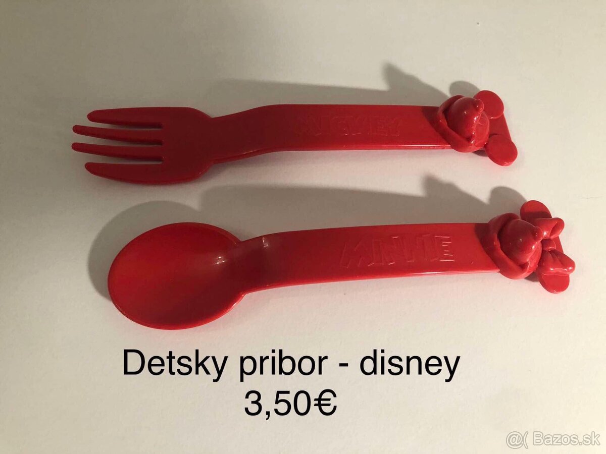 Detský príbor - disney - Tupperware