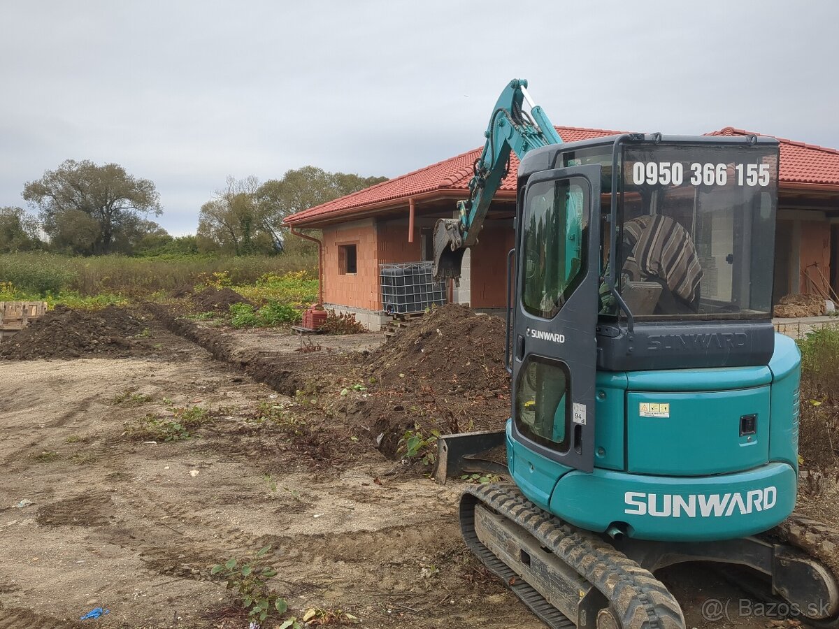 ⛏️ Zemné a výkopové práce - Bagrujem.com ⛏️