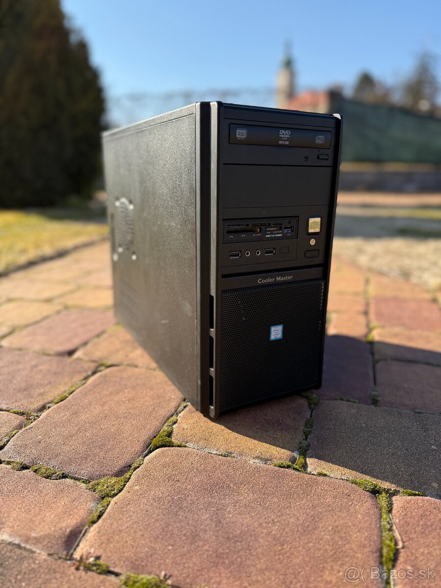 PC - i3-6100,HD 530, 8GB RAM, 256GB SSD+500GB HDD, 400W, W10