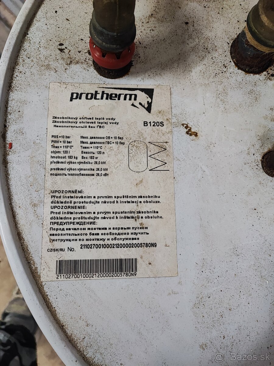 zasobnik uzitkovej vody 120L protherm