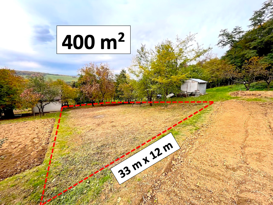 Bystré - 400 m2 ZÁHRADKA v záhradkárskej oblasti