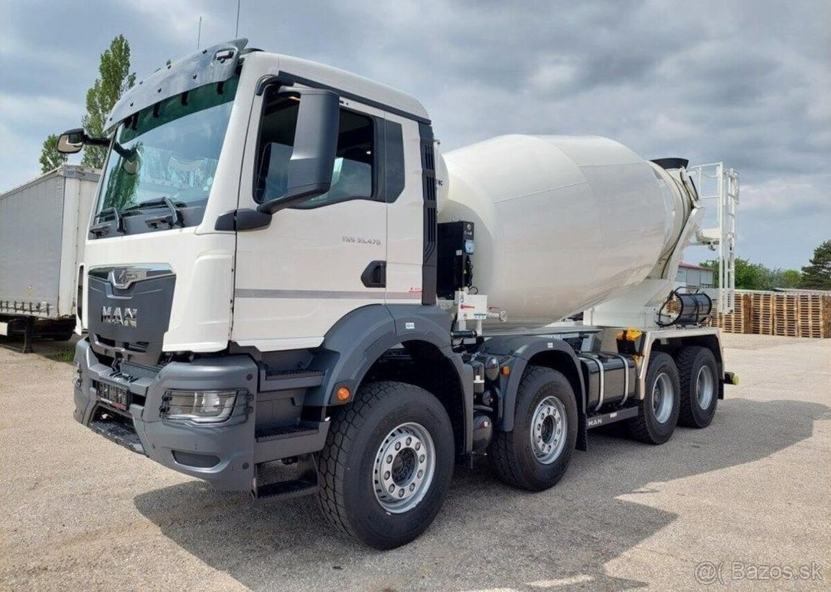 MAN TGS 35.480 BB mix domíchávač S nafta 353 kw