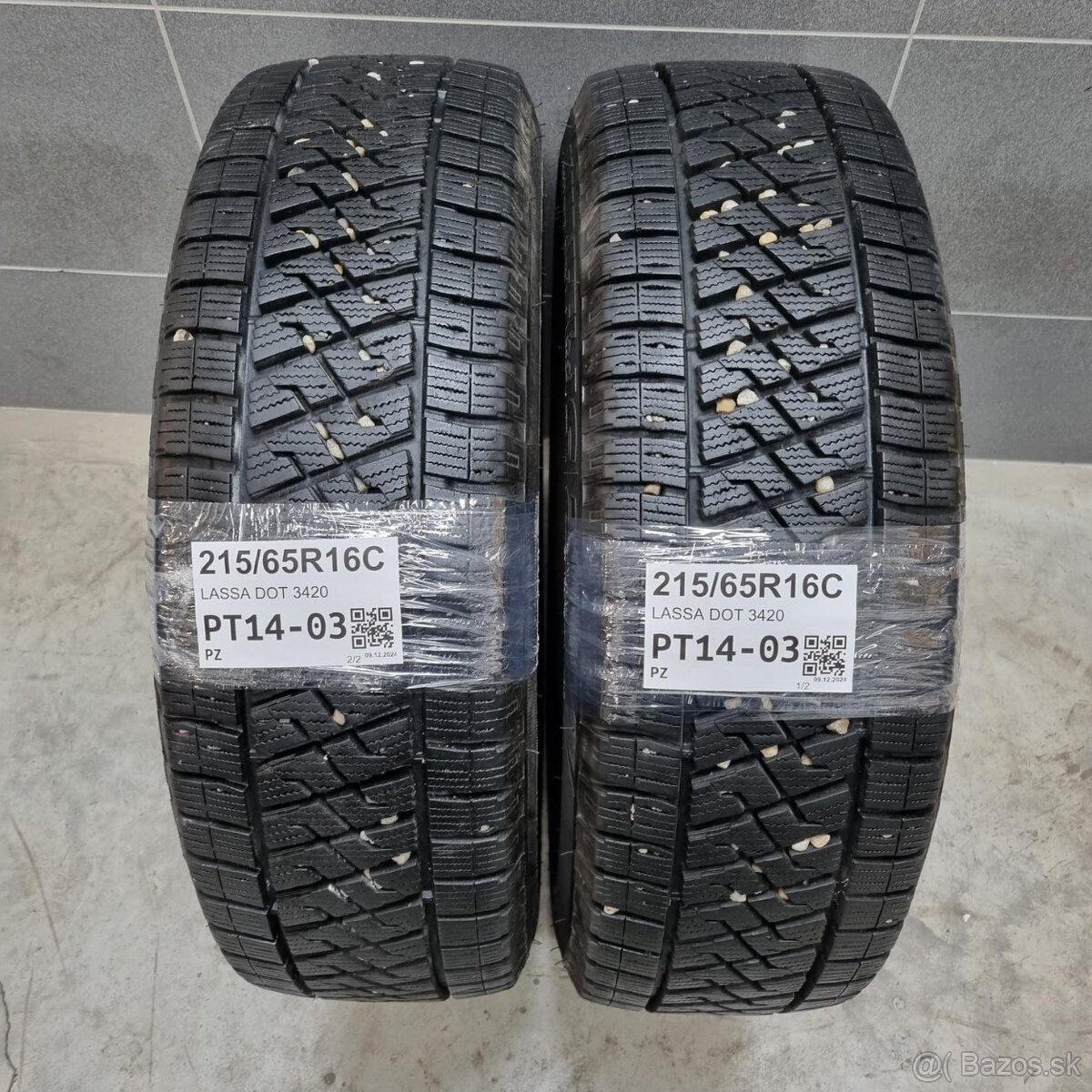 Dodávkové pneu zimné 215/65 R16C LASSA DOT3420