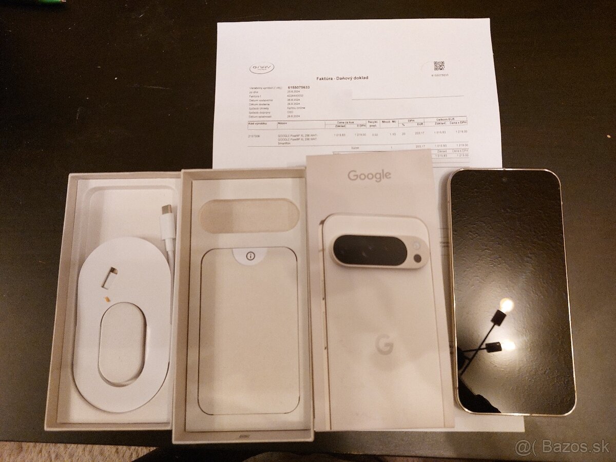 Google Pixel 9XL white 256 GB v stave nového - V ZÁRUKE